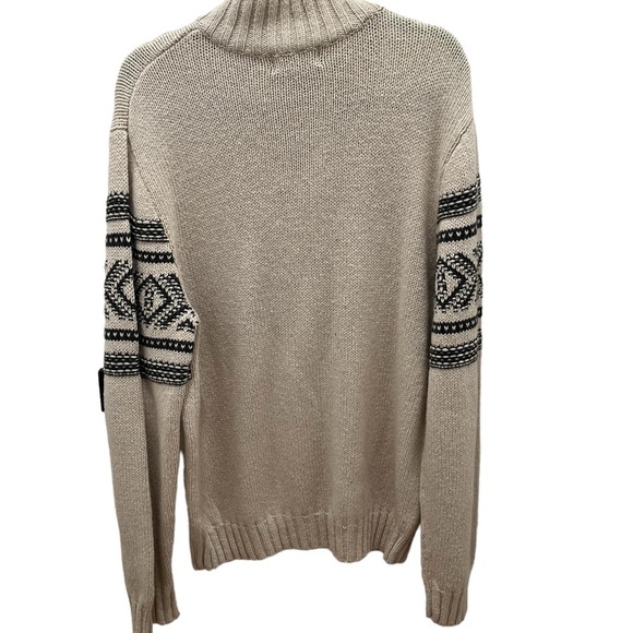 Eddie Bauer Knitted Quarter Zip Long Sleeves Pullover Sweater Size M - Picture 3 of 7